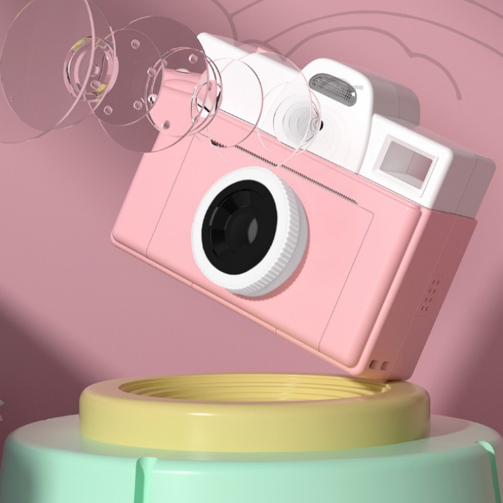 [จัดส่งรวดเร็ว] Q Polaroid Children Retro Digital Camera Mini Kids HD Printing Small Camera Gift dzl