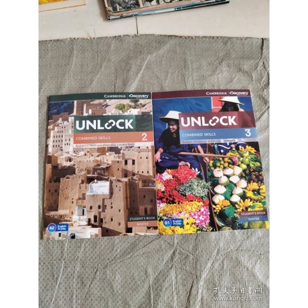UNLOCK 2、3ปลดล็อค 2 และ 3 (สองเล่ม) เวอร์ชันของแท้