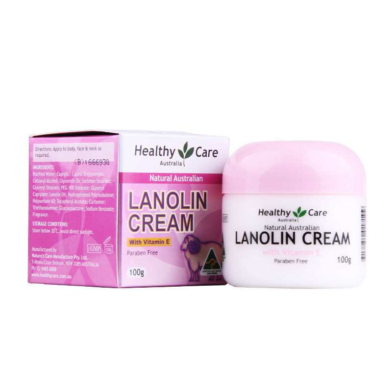 Healthy Care Australian Sheep Oil วิตามิน E-Milk VE ครีม NoHealthy Care Cae Ribena Pearbell VE面 素 保湿