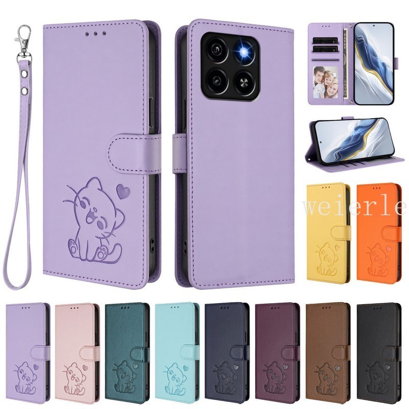 แมวน่ารักเคสโทรศัพท์สําหรับ ZTE Blade A35 A55 กรณี ZTE ใบมีด A35e กรณี Z2466 สายรัดข้อมือกระเป๋าสตาง