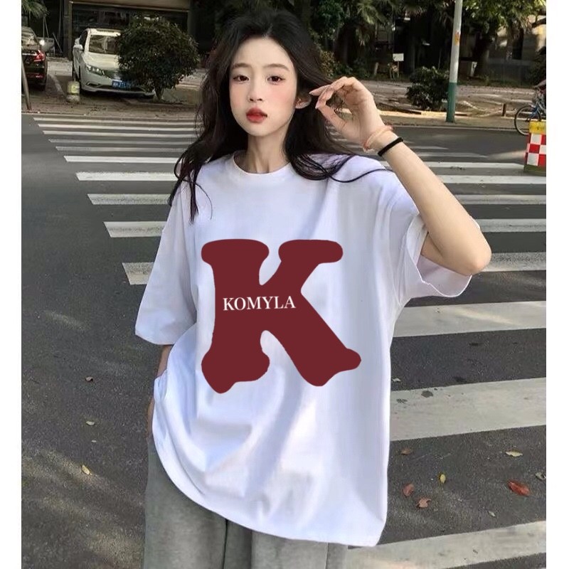 no1shop เสื้อโอเวอร์ไซส์แขนสั้นสีขาว ลายการ์ตูน เเนวสตรีท คอกลม แฟชั่นสไตร์เกาหลี เสื้อแขนสั้น - รูปที่ 2