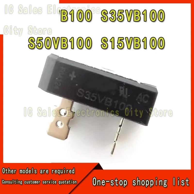 สะพานหลอดไดโอด แพ็ค 2 ชิ้น S15VB100, S25VB100, S35VB100, S50VB100, 15A, 25A, 35A, 50A, 1000V