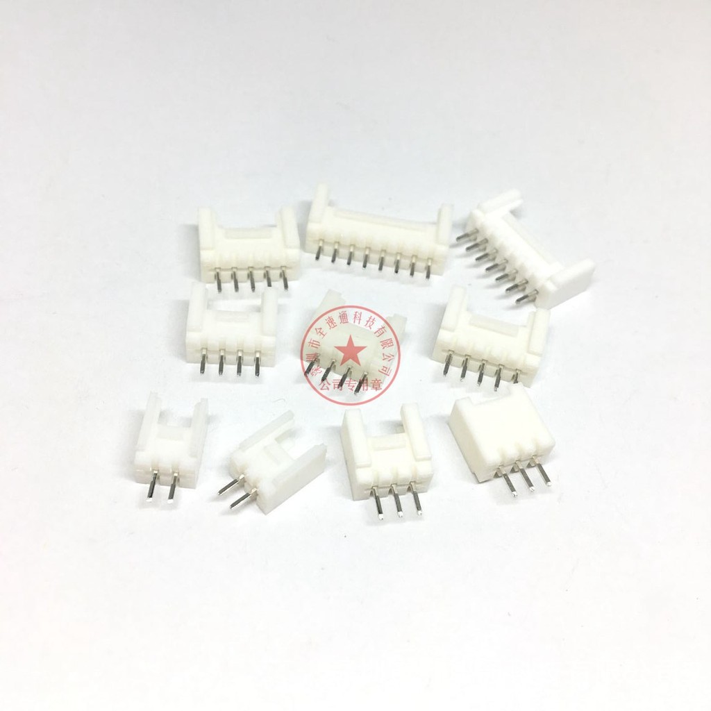PH-4A 2.0mm Pitch 4P Straight Pin Buckle Pin Holder HY2.0-4A 2.0 Buckle สีขาว