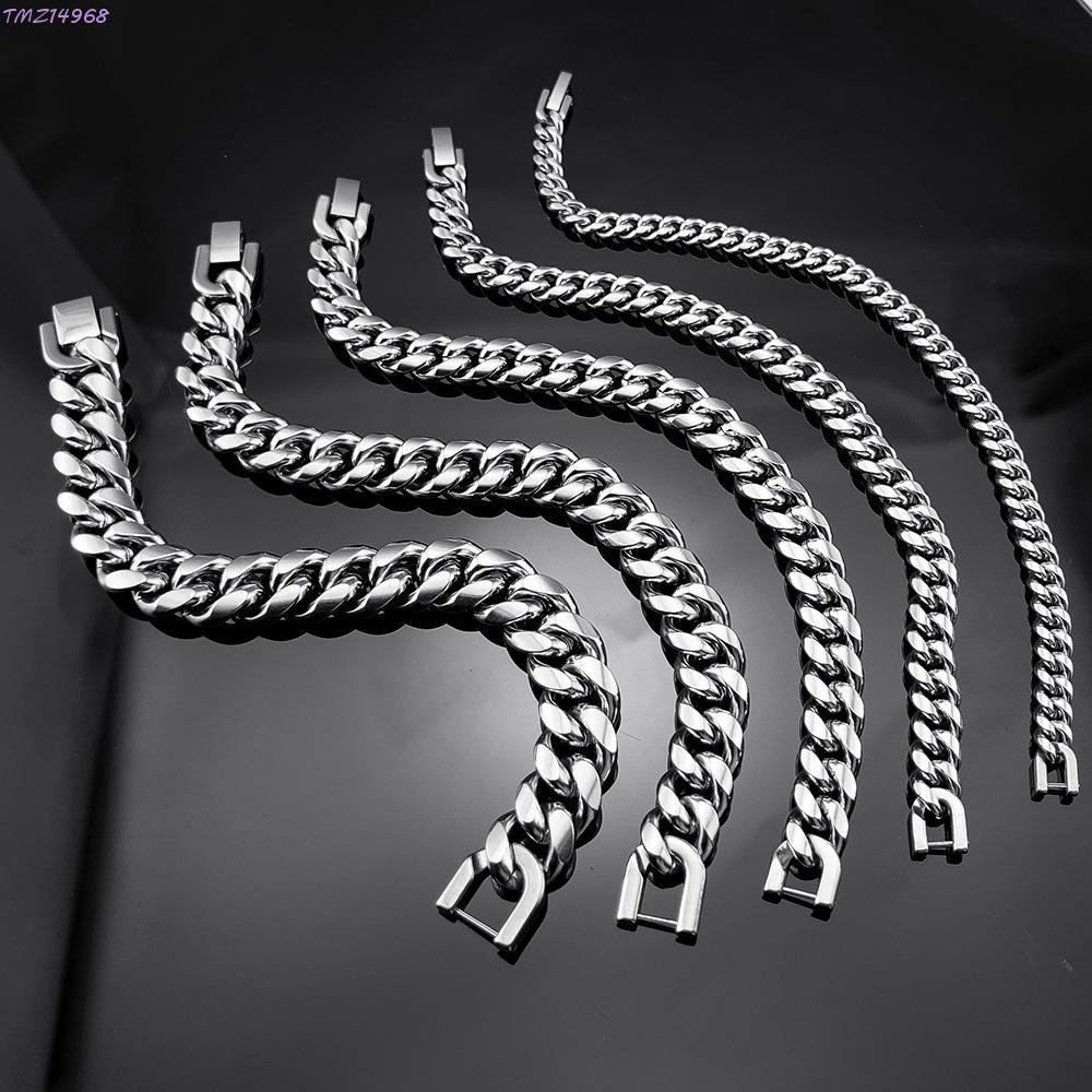 สร้อยคอสแตนเลสสไตล์ปังก์สำหรับทั้งผู้ชายและผู้หญิง ขนาดต่างๆ ให้เลือก(TMZ14968)