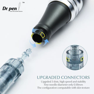 Derma Pen Dr Pen Ultima M8 ปากกาไมโครไร้สาย มืออาชีพ เครื่องมือกําจัดรอยแผลเป็นจากสิว พร้อมตลับ 2 ชิ้น