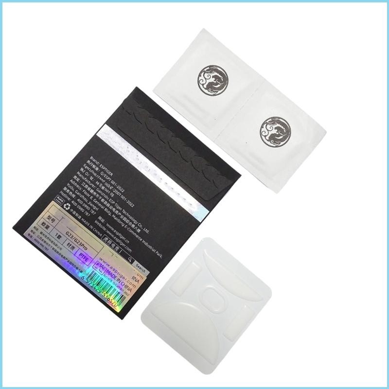 EZR รอบโค้งขอบเมาส์ฟุตเมาส์รองเท้าสเก็ตสําหรับ Incott G23 เมาส์ PTFE ฟุต