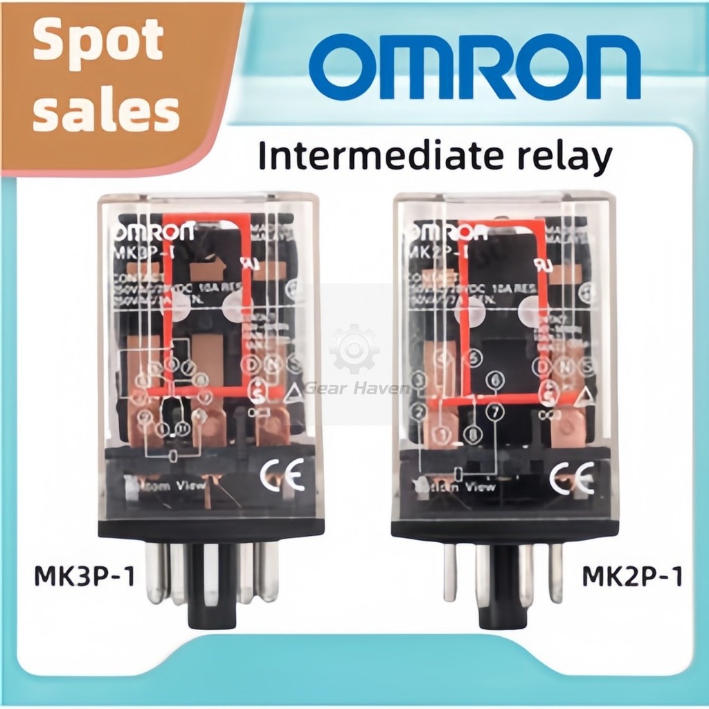 รีเลย์กลาง Omron MK3P-l MK2P-l AC220V DC24V 6V 12V