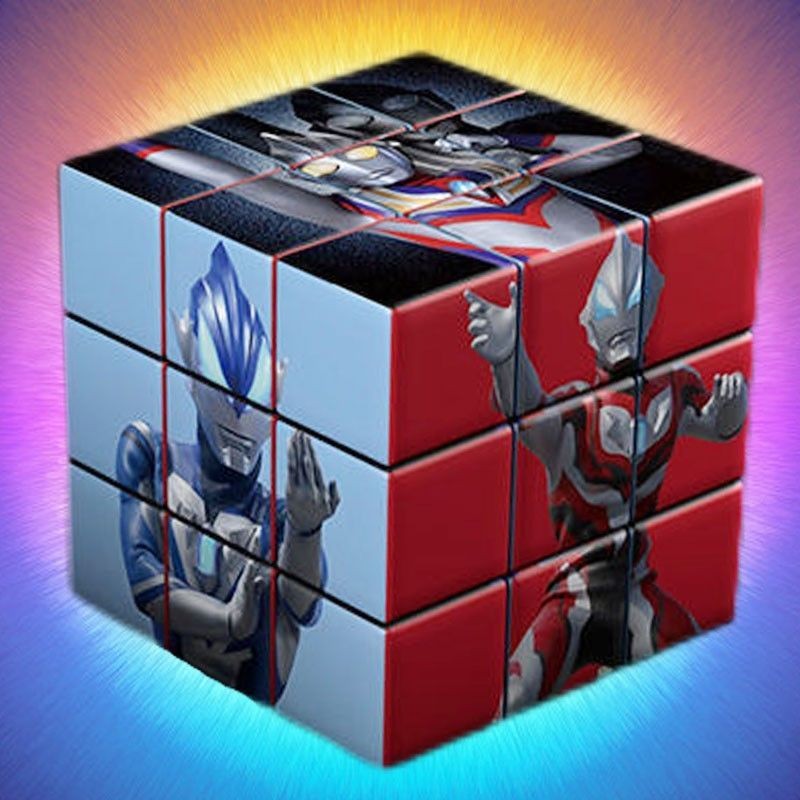 [จัดส่งด่วน] รูปแบบไม่จางหายการ์ตูน Cube Third-Order Cube Cube เด็กอนุบาลของเล่น Cube wj0606 9/26