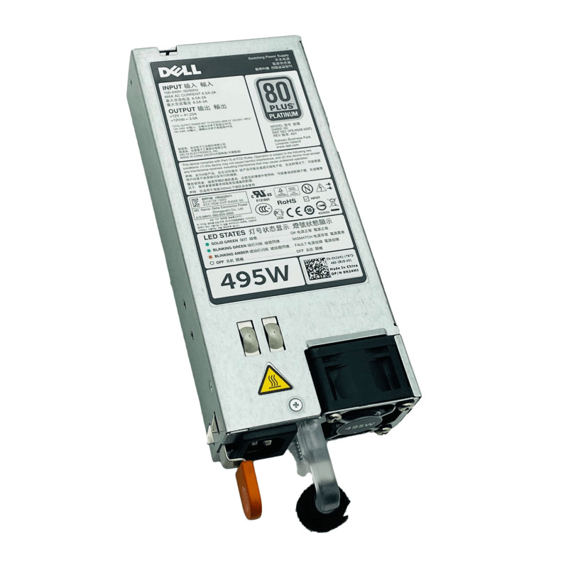 DELL DELL R720XD R520/R620/R720/T620 495W 750W 1100W แหล่งจ่ายไฟเซิร์ฟเวอร์