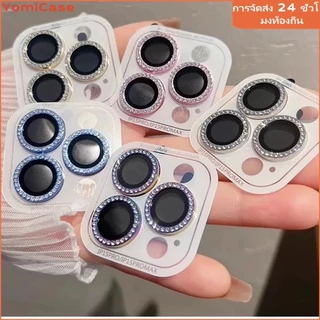 💎✨️diamond lens film for iPhone17air 17promax ฟิล์มเลนส์กล้องขอบเพชรสำหรับ11 12 13 14 15 16 PRO MAX 11 12MINI 15 16 PLUS