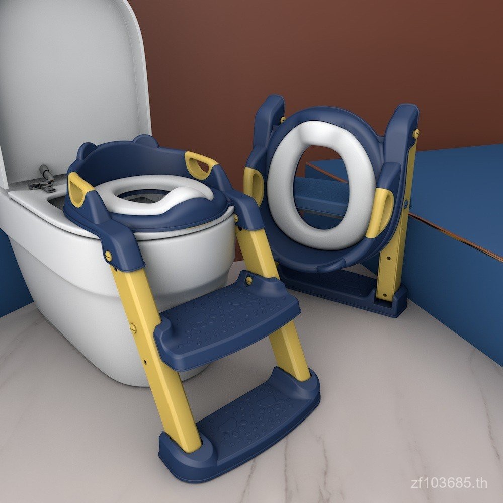 เด็กเด็กอ่างล้างหน้าห้องน้ําห้องน้ําบันไดสไตล์พับแร็คห้องน้ําฉี่ห้องน้ําที่นั่งเด็กทารกขั้นตอนเด็ก ส