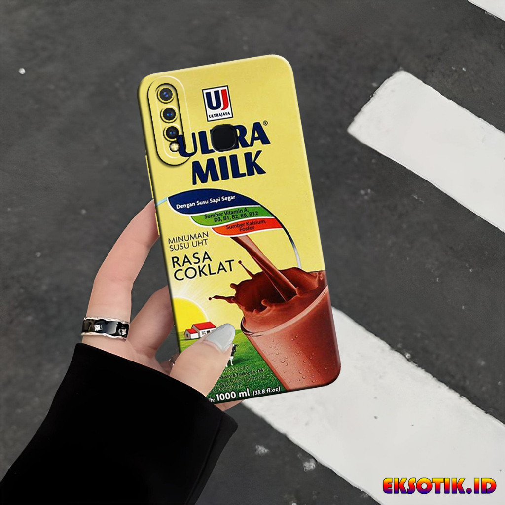 VIVO Y19 กรณี Eksotik.id VIVO Y19 ปลอก VIVO Y19 ซิลิโคนโทรศัพท์มือถือผิวอุปกรณ์เสริม VIVO Y19 Hardca