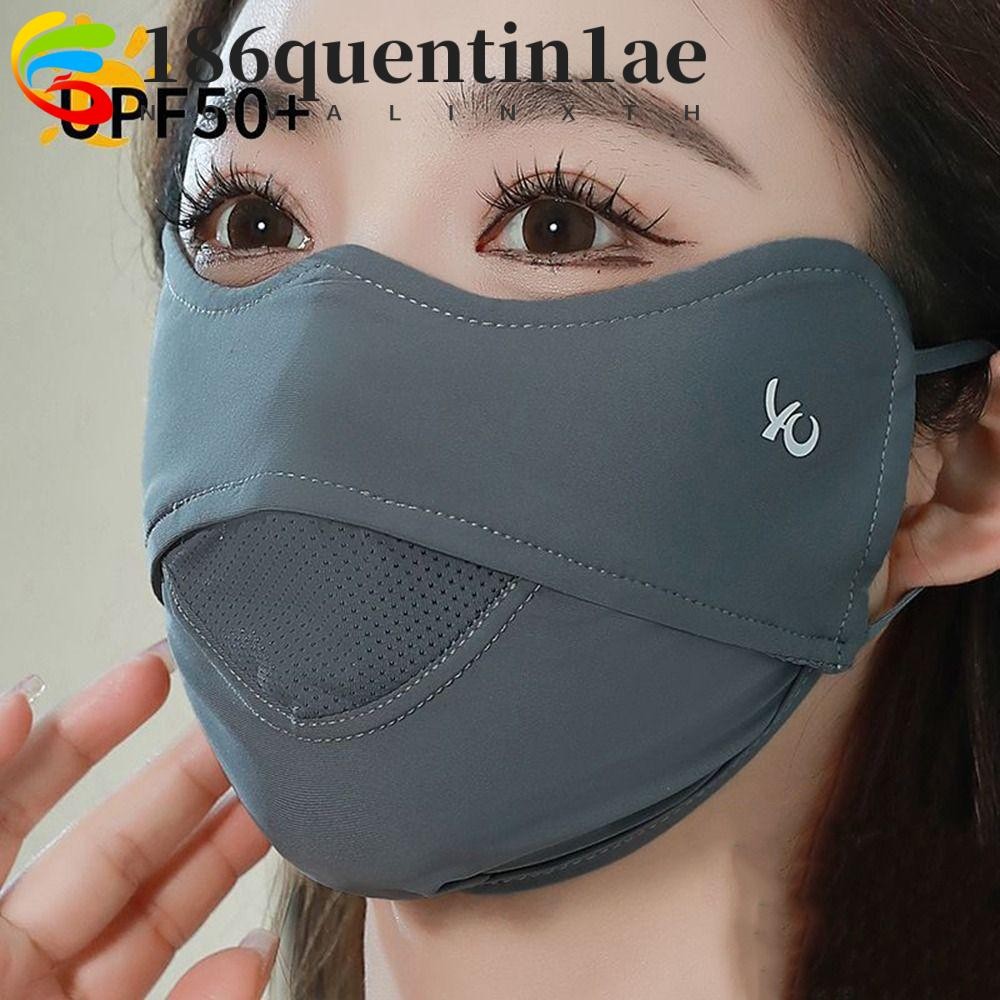 หน้ากากผ้าไหมน้ำแข็ง QUENTIN1AE - พันคอยาวกันแดดสำหรับฤดูร้อน