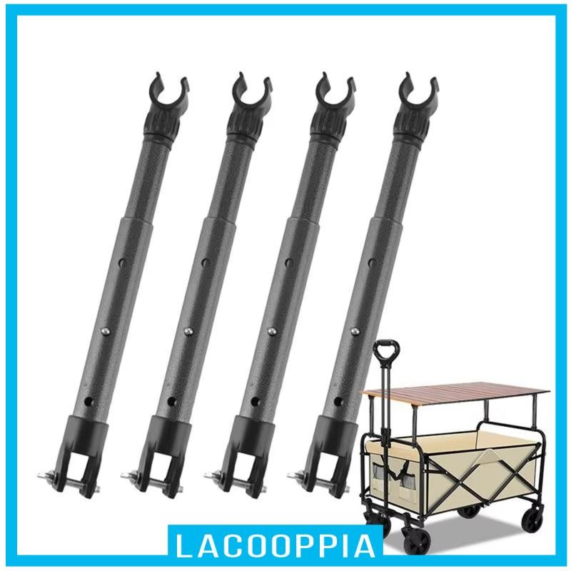4x Camping Cart Table Support Rod Lifting Rod สําหรับ Wagon Cart Yard Fishing