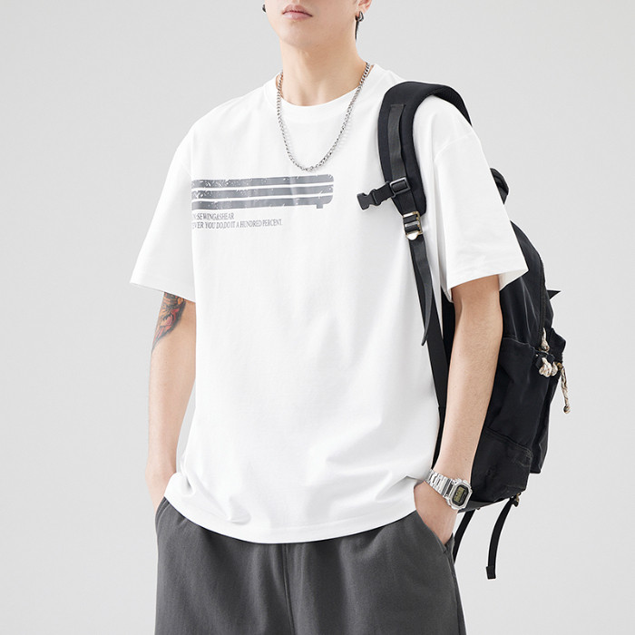 COD 2025 [Main Recommendation 260g Heavyweight] Z8072 Popular Japanese Style Loose Ice Silk Short Sl