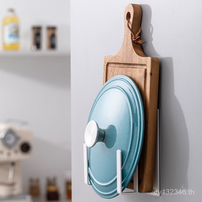 7WP3 ตู้เย็นด้านข้าง King เขียงชั้นวางห้องครัวชั้นวางเขียงหม้อแม่เหล็กชั้นวางฝาปิดเก็บเขียงชั้นวาง Z