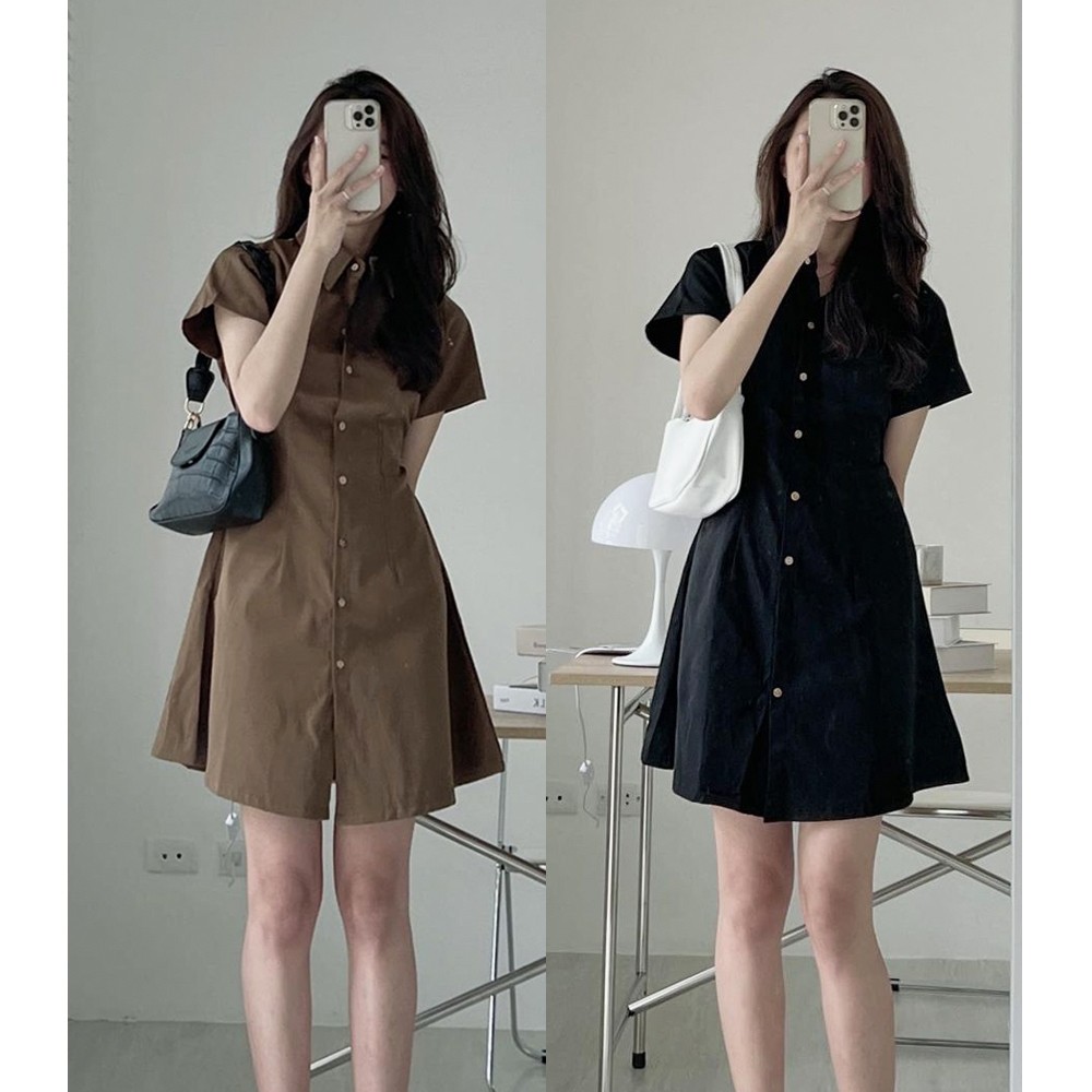 Bella ชุดเดรส คอสี่เหลี่ยม สีดํา สไตล์เรโทร หรูหรา แฟชั่นสําหรับผู้หญิง