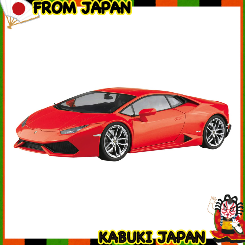 AOSHIMA 1/24 Pre-Painted Model Series 2014 Lamborghini Urracan Red Painted Plastic model 04-C 【High 