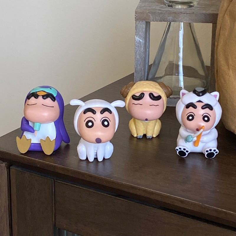 ส่งจากไทย🍑 โมเดล ชินจัง Shin chan เซต 4 ชิ้น ฟิกเกอร์ มาใหม่ค่า ใครชอบชินจังไม่ควรพลาด ตกแต่ง ของแต่