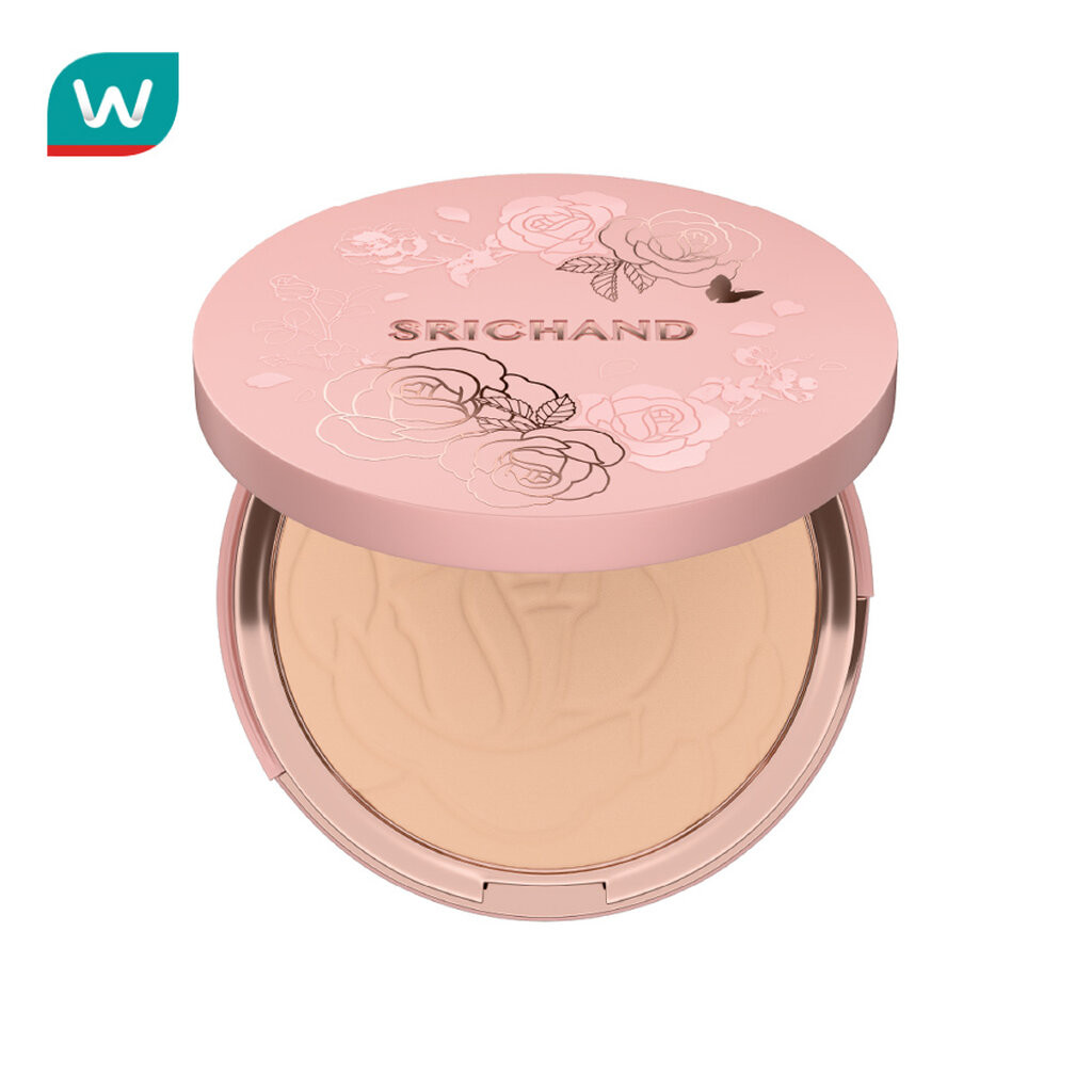Srichand ศรีจันทร์ เอ็นชานเท็ด คัฟเวอร์ เพอร์เฟคท์ ฟาวน์เดชั่น พาวเดอร์ SPF35 PA++++ 9ก. 110 ว