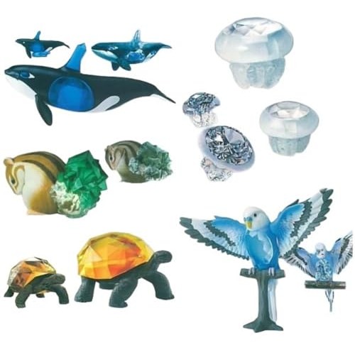 Animal Attraction "Living Creatures x Gems" Set of 3 from a total of 5 types.