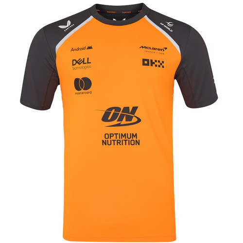 McLaren Mens F1 Team McLaren 2025 Replica Set Up เสื้อยืด Jersey ขนาด NWT