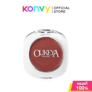 OUKEYA Honey Whisper Pink Blush 6.5g #01 โอกิยะ บลัชออนเนื้อฝุ่น.