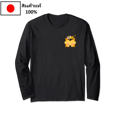 เสื้อยืดแขนยาวการ์ตูนชินจัง FUN! FUN! STUDY A to Z จุดเด่นตัวอักษร M ของแท้จากญี่ปุ่น