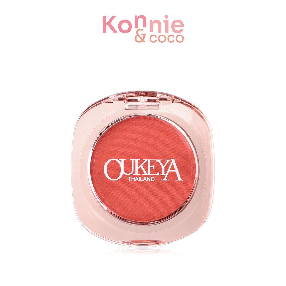 OUKEYA Honey Whisper Pink Blush 6.5g #01 โอกิยะ บลัชออนเนื้อฝุ่น.