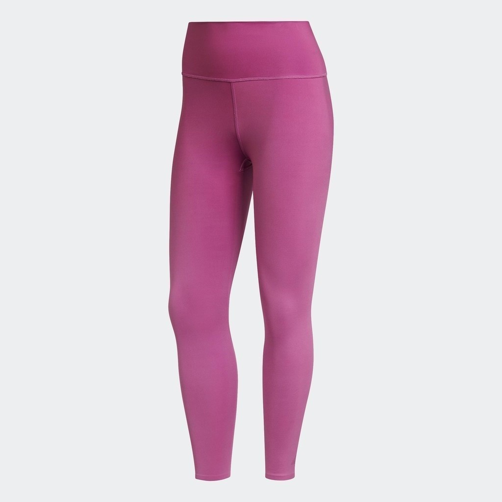 adidas Gym & Training กางเกงเลกกิ้งเทรนนิงเจ็ดส่วน Optime Luxe ผู้หญิง สีม่วง HK2553