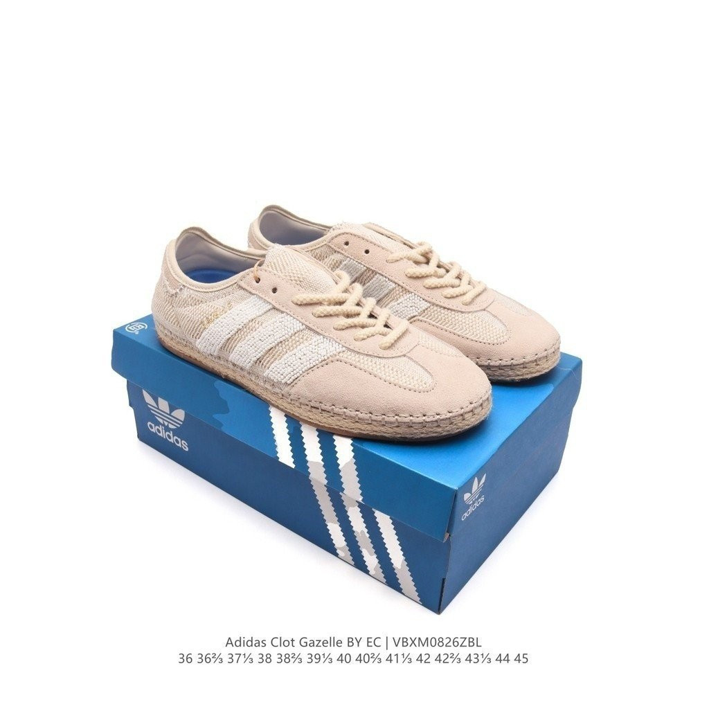 รองเท้าผ้าใบแฟชั่น Adidas Originals CLOT Gazelle โดย Edison Chen ZZTV