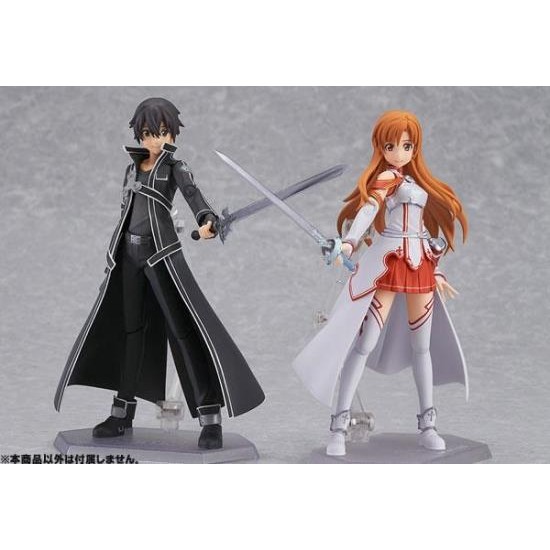 พร้อมสต็อก * ศิลปะออนไลน์รูป figma174 Kirito 178 Asuna 248 Kiriko Kiritai Kazuto รุ่นเคลื่อนย้ายได้ 