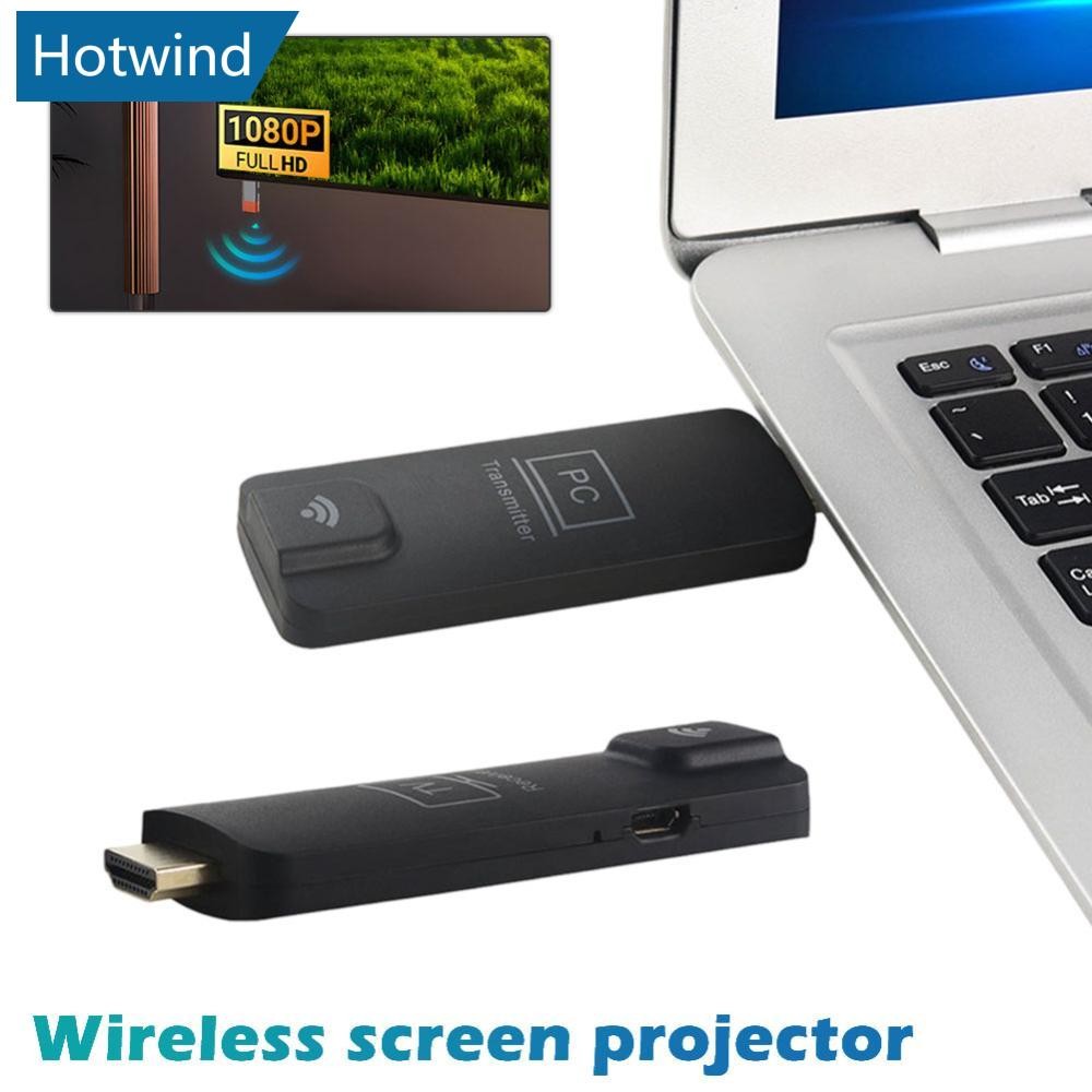 HW เครื่องส่งสัญญาณไร้สายและตัวรับสัญญาณหน้าจออุปกรณ์ Mirroring ไม่มี App WIFI Needed Plug And Play 