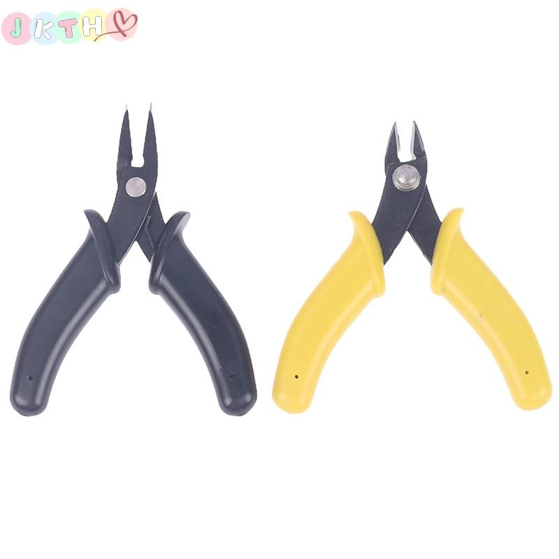 JKTH 1/2pcs 3D 109A โลหะชุดเครื่องมือชุดเครื่องมือชุดเครื่องมือสําหรับประกอบ Clipper เข็มคีมจมูก JKK