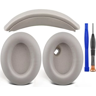 แผ่นรองหูฟัง Cushions & ที่คาดผม, ชุดทดแทนสําหรับ Sony WH-1000XM4 (WH1000XM4) หูฟังครอบหู, แผ่นรองศีรษะสํารอง & แผ่นรองฟังซ่อม
