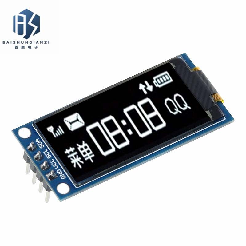 จอแสดงผล OLED 4 ซม. 64 x 128 โมดูล LCD SH1107 LCD 4 ซม. โมดูลหน้าจอแนวตั้ง OLED