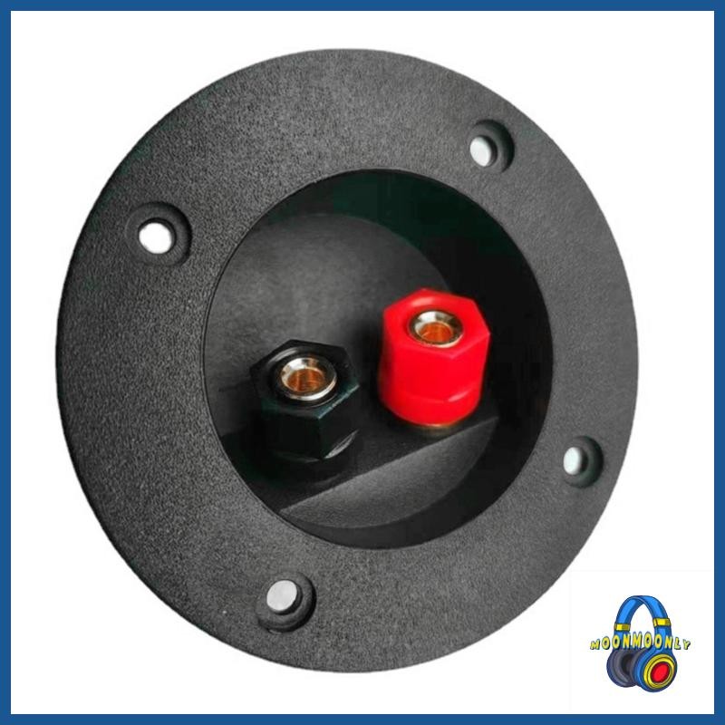 MOON 2 Way Terminals Cup Connectors สําหรับลําโพงรอบกล่องซับวูฟเฟอร์ Banana Terminals