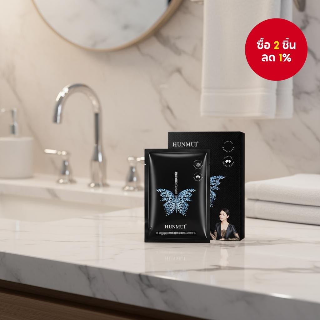 10 แพ็ค PPP HUNMUI 5 ชิ้น มาสก์ลดริ้วรอยร่องแก้ม ลดริ้วรอยหน้าผาก สติกเกอร์ V ผิวหน้า / ตา คอ มาสก์ใ