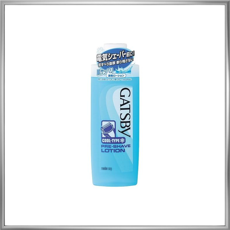 GATSBY Pre-Shave Lotion Men's Electric Shaver Attention Label Free 140ml (x 3)