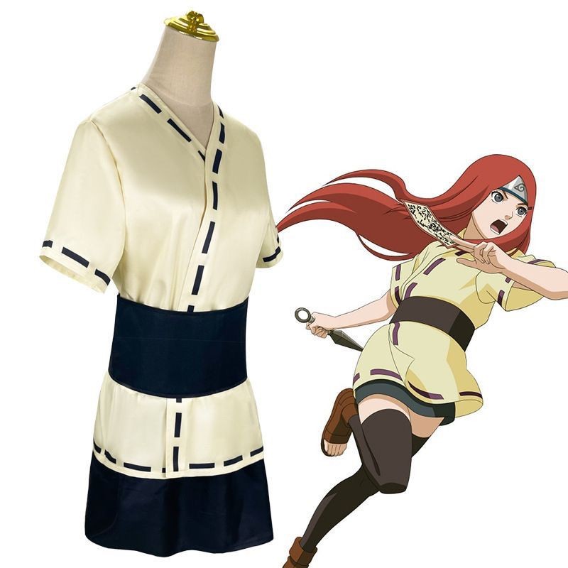 [คําแนะนําขายดี] Shadow Ninja Shippuden Uzumaki Shinna cos Uzumaki Kushina COSPLAY Set Beachh01th202