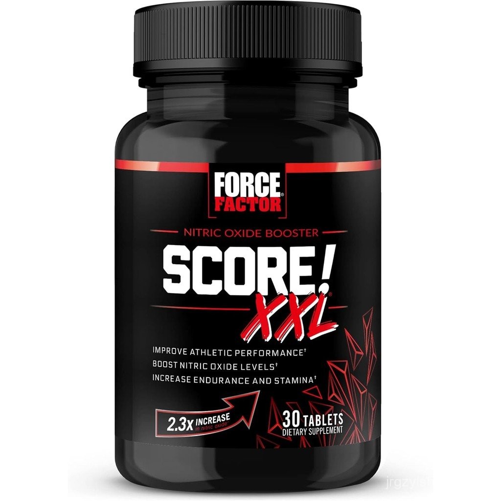 FORCE FALCTOR Score! XXL Nitric Oxide Booster อาหารเสริมสําหรับผู้ชายที่มี L-Citrulline, Horny Goat 