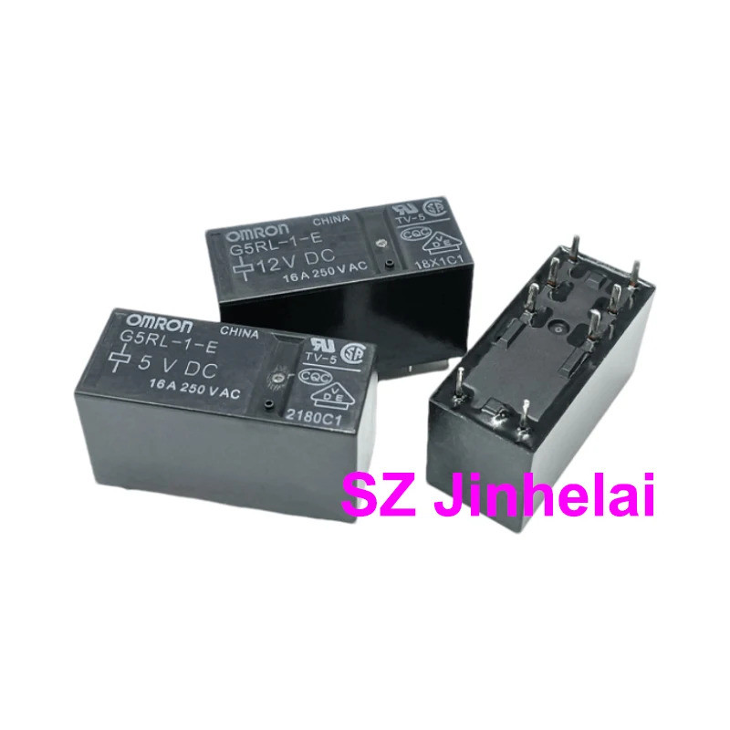 10pcs ของแท้ OMRON G5RL-1A-E G5RL-1-E 24VDC 12VDC 5VDC รีเลย์ DC24V DC12V DC5V