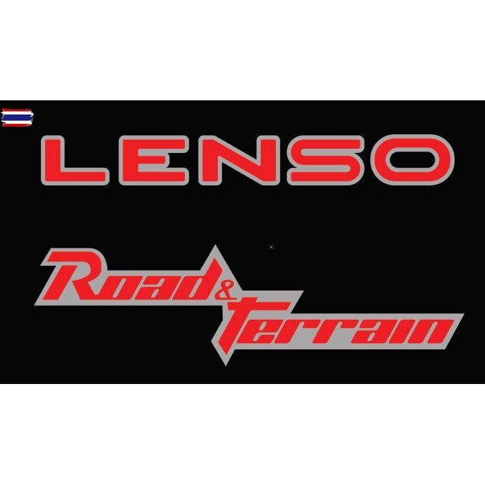 สติ๊กเกอร์ สะท้อนแสง ติดขอล้อ LENSO Road&Terrain  Sdiy