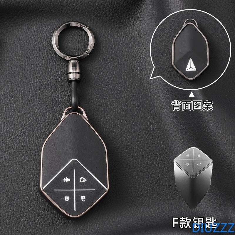 TPU + ฝาครอบกุญแจสไตล์หนังสําหรับ Changan Deepal SL03 S05 L07 ใหม่ S07 G318 S7 - เคสกุญแจป้องกันพวงกุญแจ - รูปที่ 4