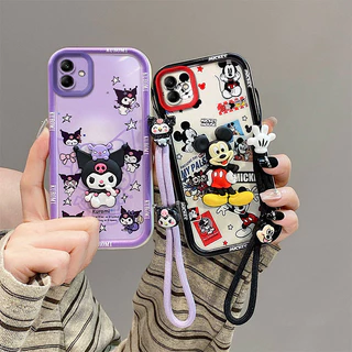เคส Samsung A07 A06 A05 ตุ๊กตาสติ๊กเกอร์ตัวละครอนิเมะ เคสโทรศัพท์