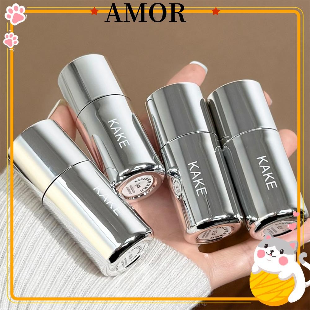AMOR Liquid Blush, สีเพิ่ม 4 สี Cheek Liquid Blush ครีม, Natural Matte Long Lasting Moisturizing แต่