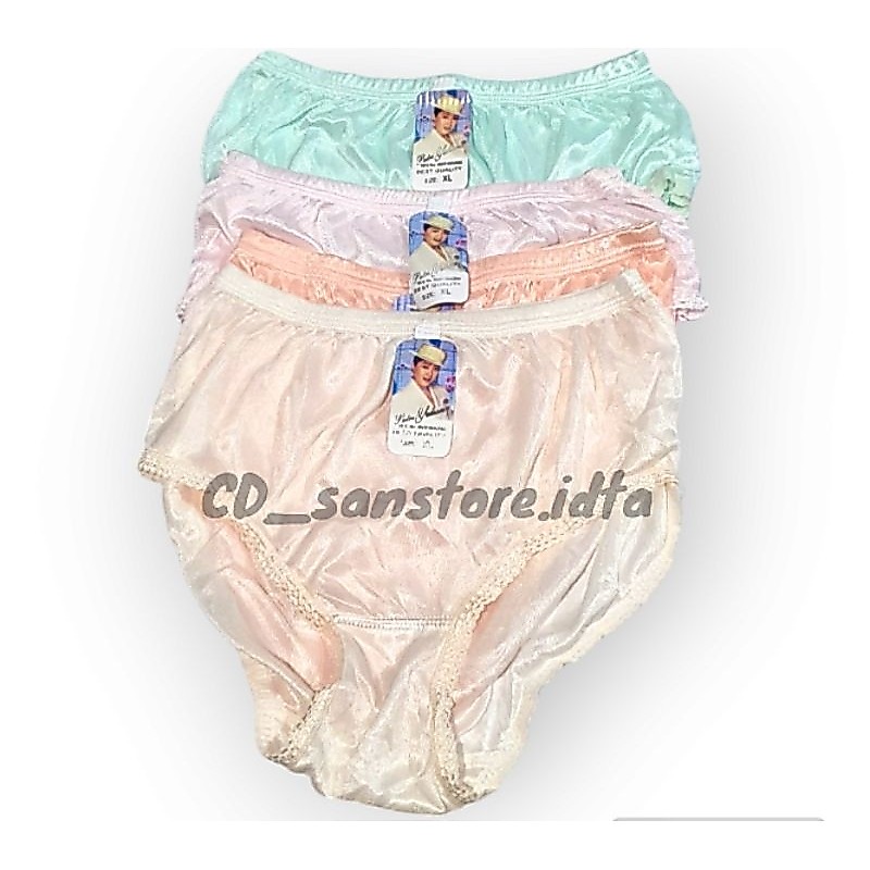 6 ชิ้น PLAIN CRAZY MENSTRUAL UNDERWEAR / MENSTRUAL UNDERWEAR MADE OF SLIP SATIN ไซส์ L, Xl