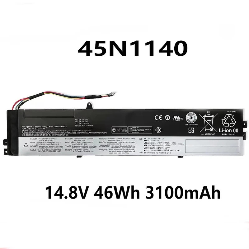 45N1140 45N1138 45N1139 14.8V 46Wh 3100mAh แบตเตอรี่แล็ปท็อปสําหรับ Lenovo ThinkPad S440 S431 S3 S5 