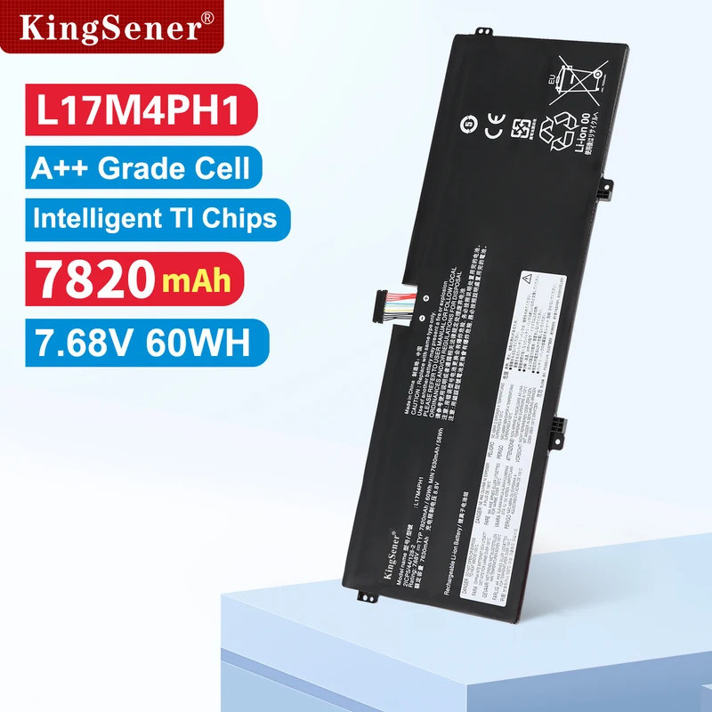 KingSener L17C4PH1 L17M4PH1 แบตเตอรี่แล็ปท็อปสําหรับ Lenovo โยคะ 7 Pro Pro-13IKB C930 C930-13IKB 81C