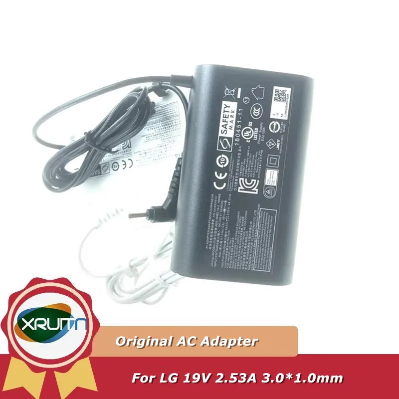 Original ADS-48MS-19-2 19048E 19V 2.53A 48W 3.0x1.0 มม.อะแดปเตอร์ AC สําหรับ LG GRAM 15Z970 15Z990 1